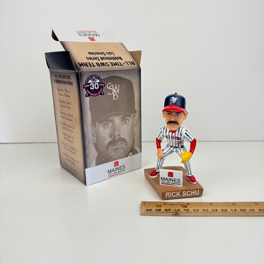 Rick Schu Scranton WilkesBarre Red Barons Baseball Team Bobblehead 30th Anniv